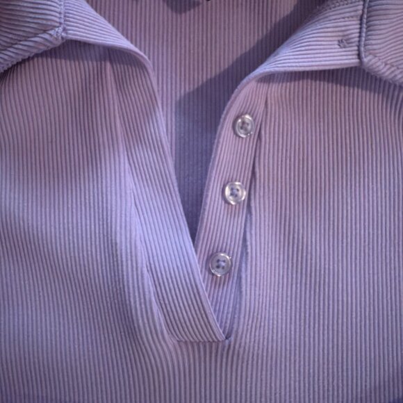 Lavender Shirt With Collar Size Small (Twik by Simons) - Picture 8 of 9